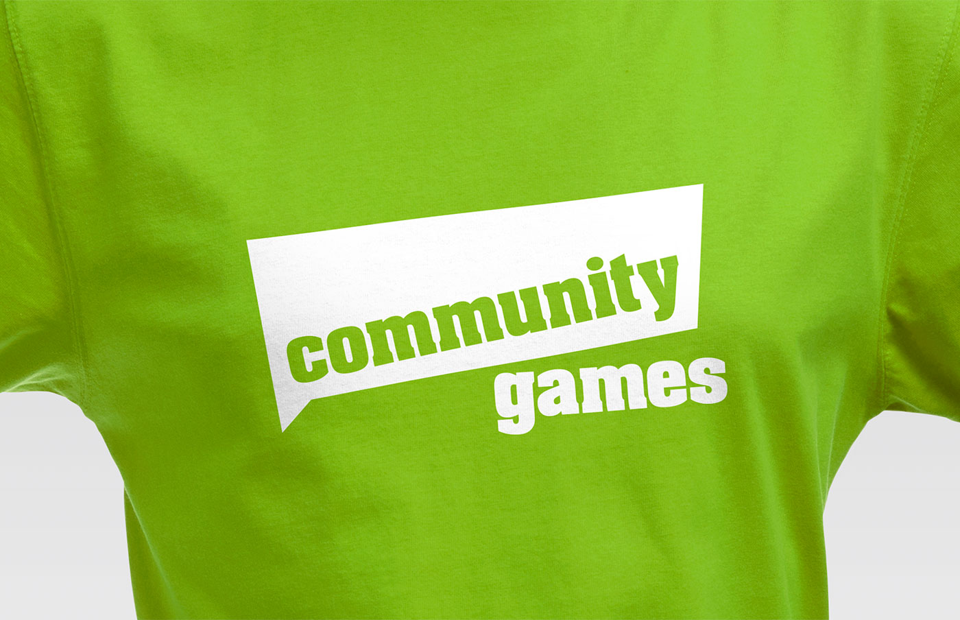 Community Games – event branding and materials