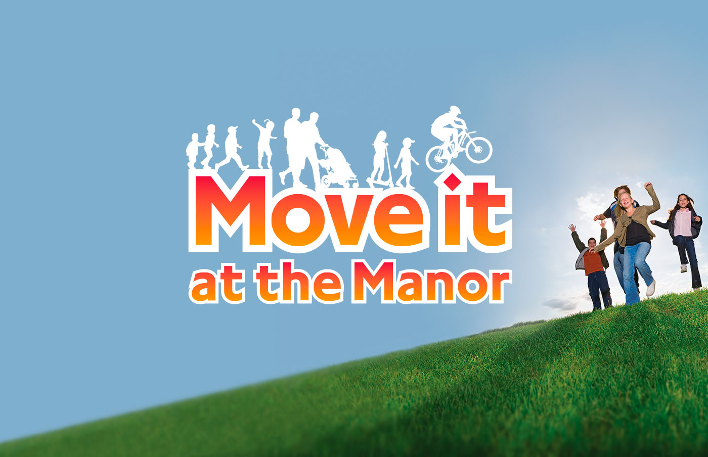 Tfl and Sutton Council – Move it at the Manor event branding and materials